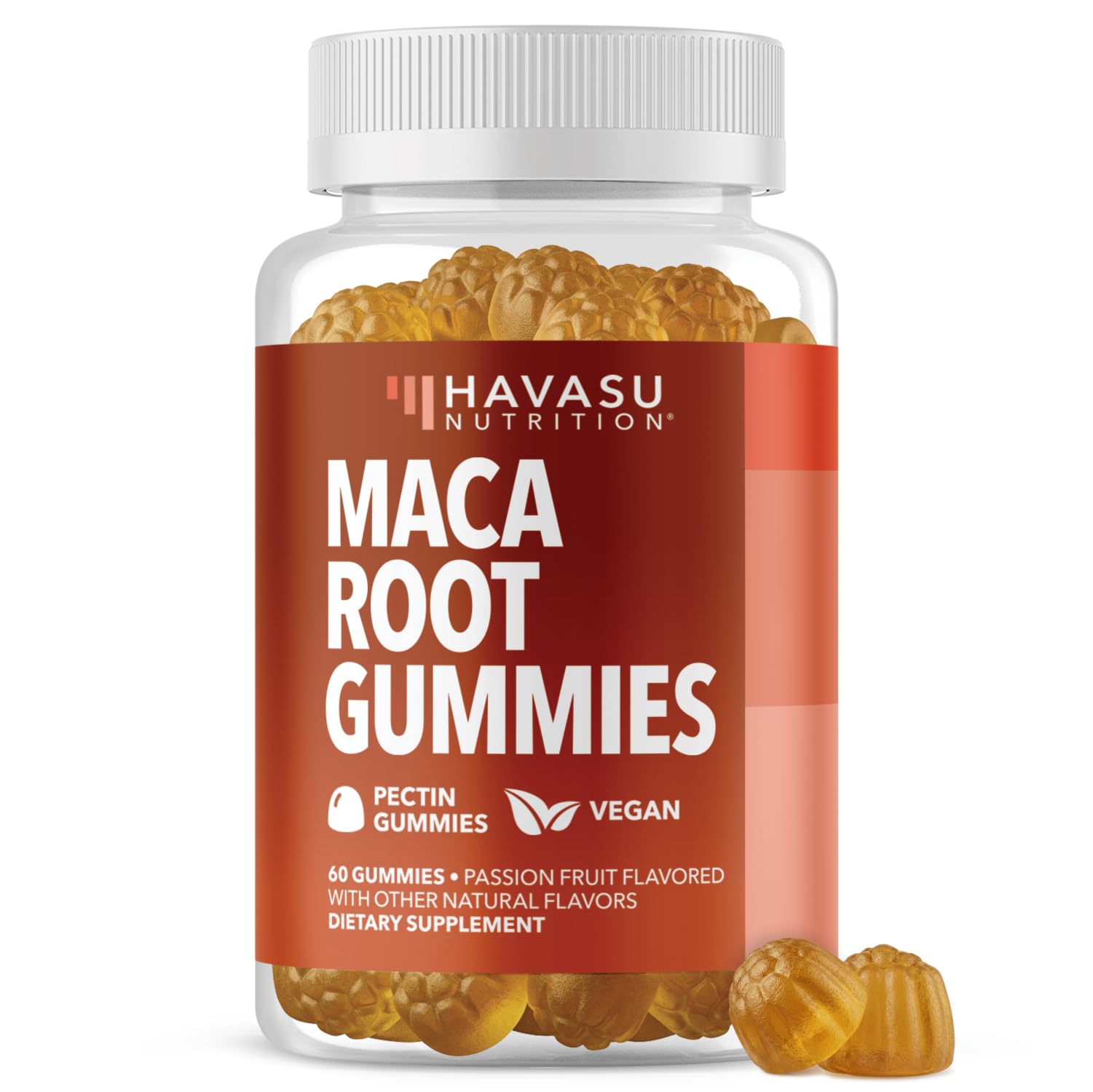Maca Root Gummies 50mg Per Serving for Energy, Vitality & Hormonal Balance