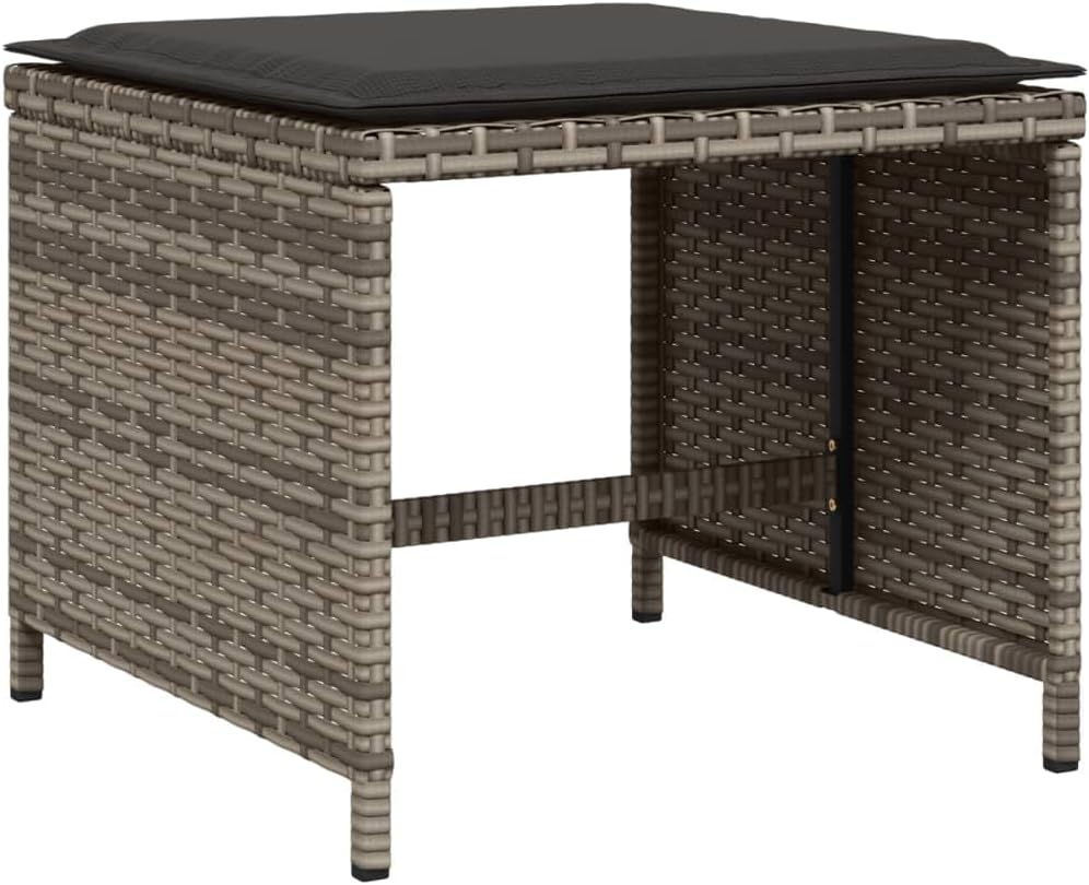 vidaXL Stool with cushion