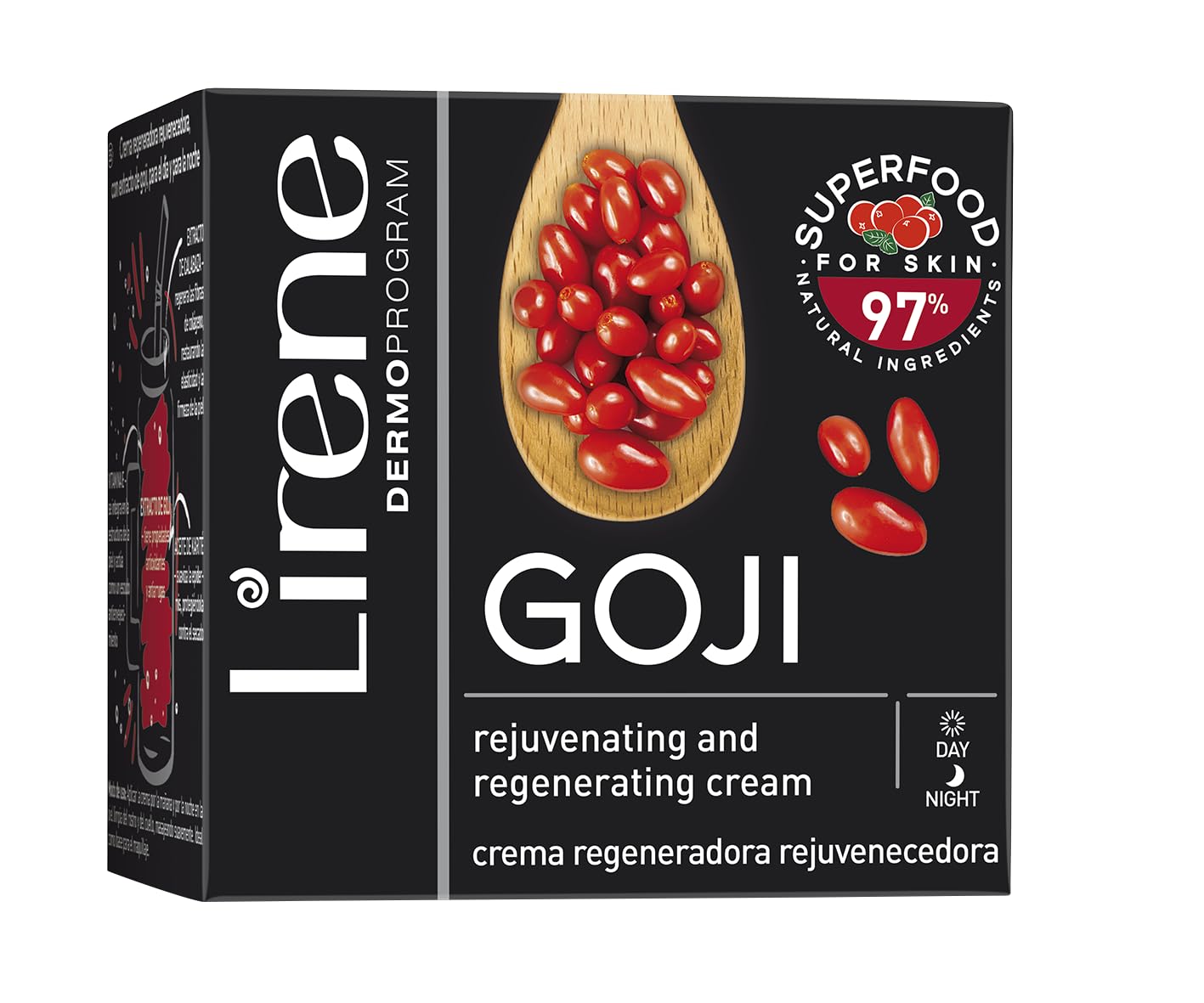 Lirene Goji Rejuvenating And Regenerating Day and Night Cream | Superfood for Skin | 97% Natural Ingredients | 50ml