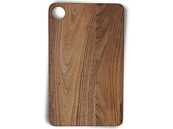 Vesta Homes Wooden Chopping Board, Cutting Board, Serving Tray for Kitchen Vegetables, Fruits & Cheese | Natural Acacia Wood | 35x21.5x1.5 cms | Handmade |(Osaka Cutting Board)
