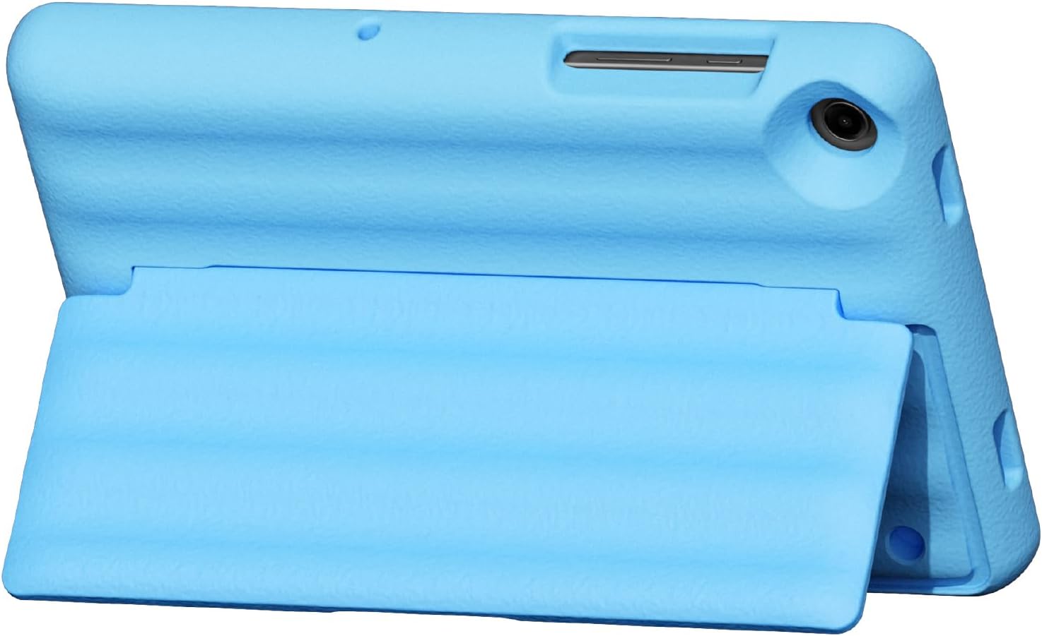 SAMSUNG Galaxy Tab A9+ Plus Puffy Cover, Tablet Protector Case for Kids, Adjustable Kickstand for Hands-Free Viewing and Play, Protective EVA Foam Material, US Version, Blue