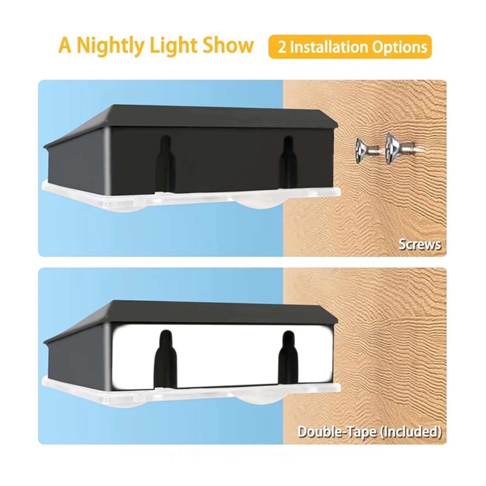 Lampada LED Solare per Esterni, Impermeabile, per Decorazione Giardino, Super Luminosa, per Numero civico di Villa, Balcone, Luce Solare, Illuminazione da Parete (3 Pezzi, Luce fre