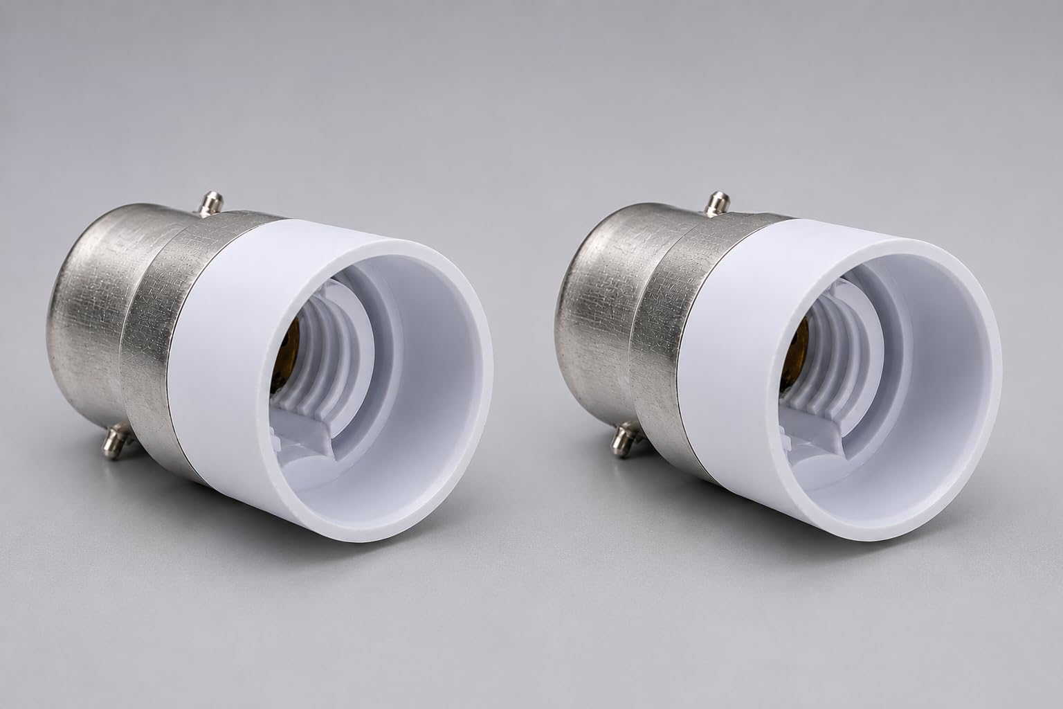 B22 to E14 Lamp Base Converter - White -7