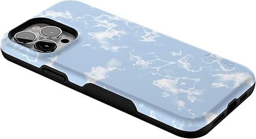 Vista 994 de Casely iPhone 13 Pro Case Compatible with MagSafe Blue Marble Case