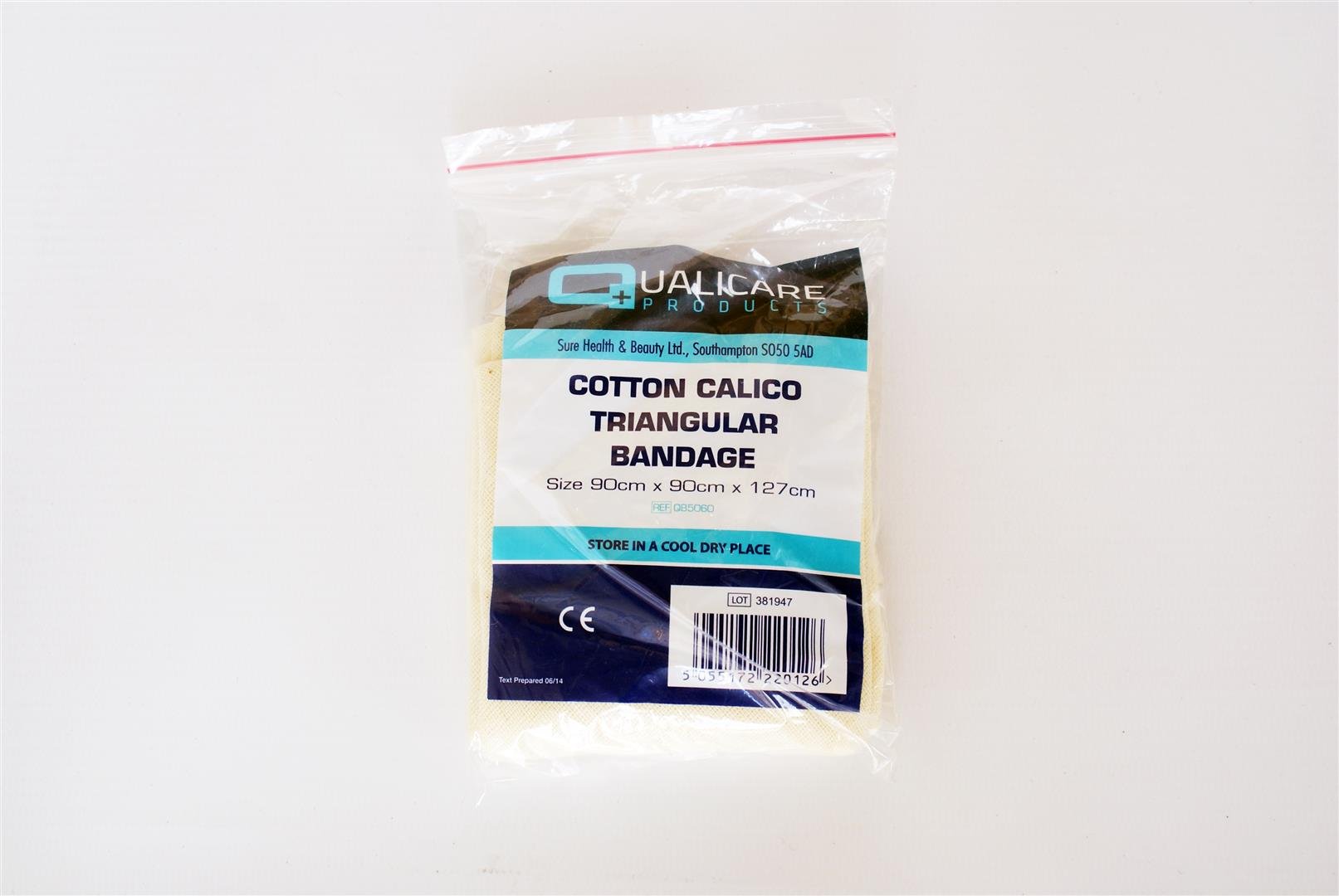 MEDISURE Cotton Calico Triangular Bandage Non Hemmed