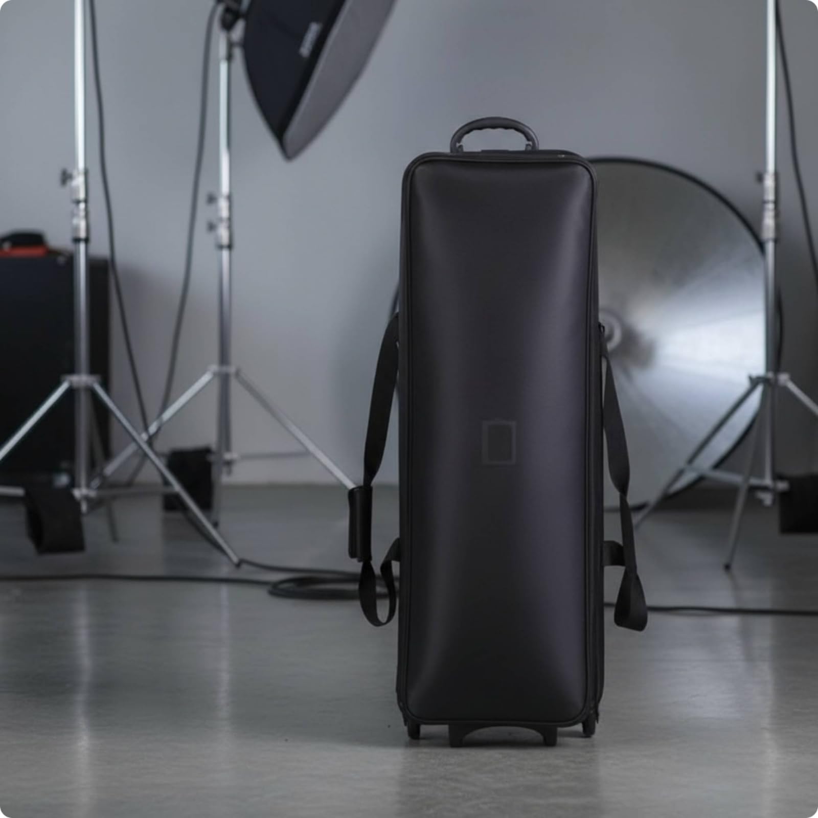 Camera Rolling Case Sac Photo Valise Trolley Boîtier Transport Intérieur Rembourré Modulable Revêtement Étanche Nylon, 84cm Noir, 84cm