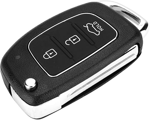 Miniatura 4 de Terisass 3 botones Flip Remote Key Fob Case Reemplazo de coche sin llave inteligente Control remoto llavero Shell caso cubierta protectora para