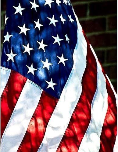 Miniatura 4 de Banderas estadounidenses de 3 x 5, bandera de Estados Unidos, rayas cosidas, banderas duraderas resistentes para exteriores, ojales de latón, las