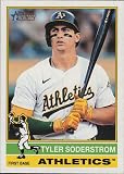 2025 TOPPS HERITAGE #84 TYLER SODERSTROM OAKLAND ATHLETICS BASEBALL OFFICIAL TRADING CARD OF MLB