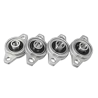 Algopix Similar Product 15 - uxcell 4pcs KFL000 10mm Zinc Alloy Self