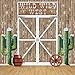 Beistle 6' x 5' Rustic Western Barn Door Photography Background Farm Theme Photo Shoot Backdrop For Birthday, Baby Showers, Wedding Day Décor