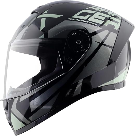 Vega Ranger Revenge Full Face Riding Helmet with Matte Shell, Comfortable Liner, Shock Absorbing Interior, Ventilated Fit,...