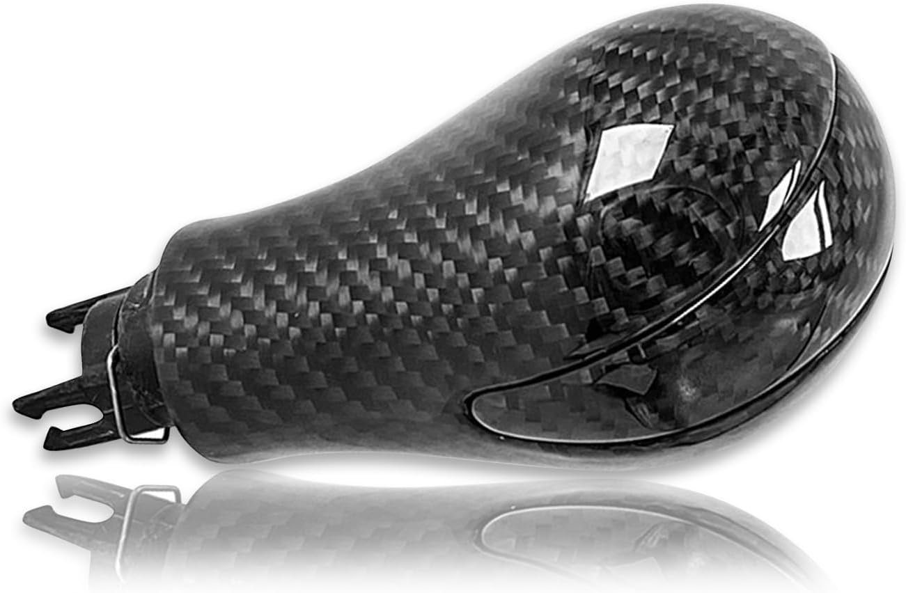 Carbon Fiber Gear Shift Knob Head Cover Automotive Shift Lever image 3