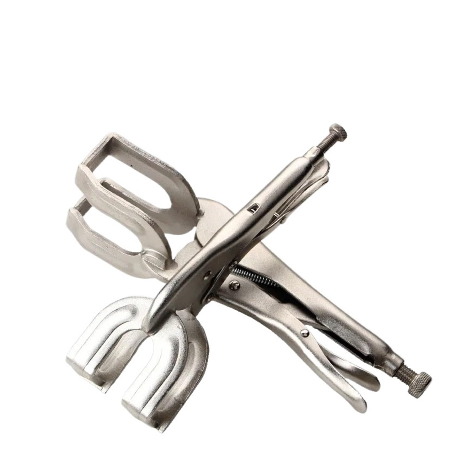Alicates de bloqueo en forma de C 1 alicate multifunción for soldar tuberías, alicates de soldadura en forma de U, mordaza de bloqueo con agarre ajustable, herramientas de abrazadera fija.(9 inches)