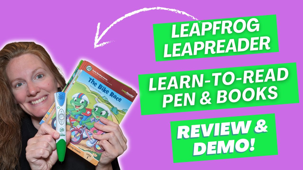 LeapFrog LeapReader Learn-To-Read Pen & Books Review & Demo!