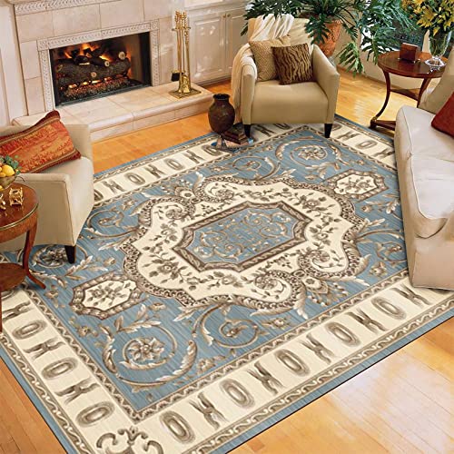 CHEMYO Stilvolle Perserteppiche für Wohnzimmer und Schlafzimmer 160 x 230 cm Ethno-Design Sofateppiche