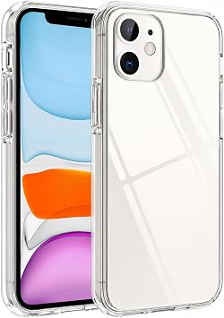 Coverzone iPhone 11  le Uyumlu K l f Crystal Clear  nce Hissiyat Sararma Yapmayan Slot ve Logo G steren Tu lara Rahat Eri im, Sert Plastik  effaf iPhone 11  le Uyumlu K l f