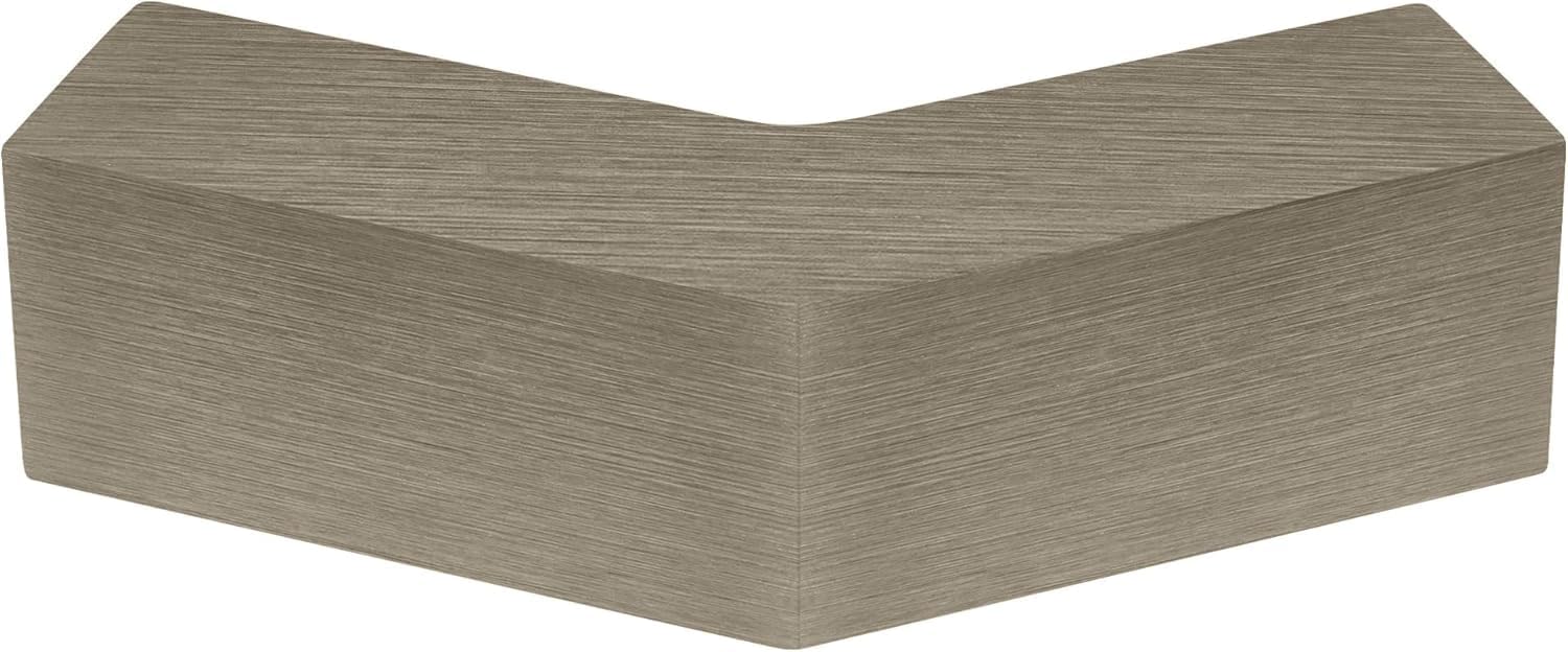 C.R. LAURENCE S0GC135BN CRL Brushed Nickel 135 Degree "Sleeve Over" Glass Clamp
