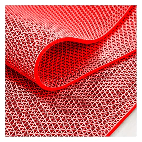 Tapis antidérapant commercial de cuisine et tapis de drainage de piscine en maille creuse 0,9x1m