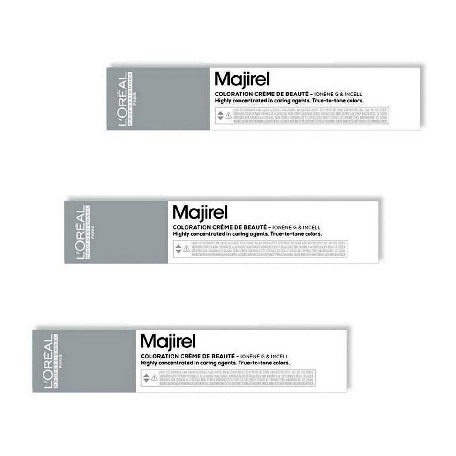 L'Oréal Professionnel Majirel 5.0 Juego de 3 x 50 ml Crema Sin Calor Gris para Cabello Gris