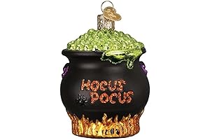 Halloween Glass Blown Cauldron Ornaments for a Spooktacular Tree