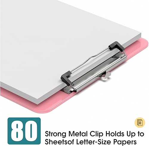 Miniatura 3 de Juego de 6 portapapeles a granel de 8.5 x 11 pulgadas para aulas, estudiantes, niños, mujeres, portapapeles de plástico transparente A4, tamaño 9 x
