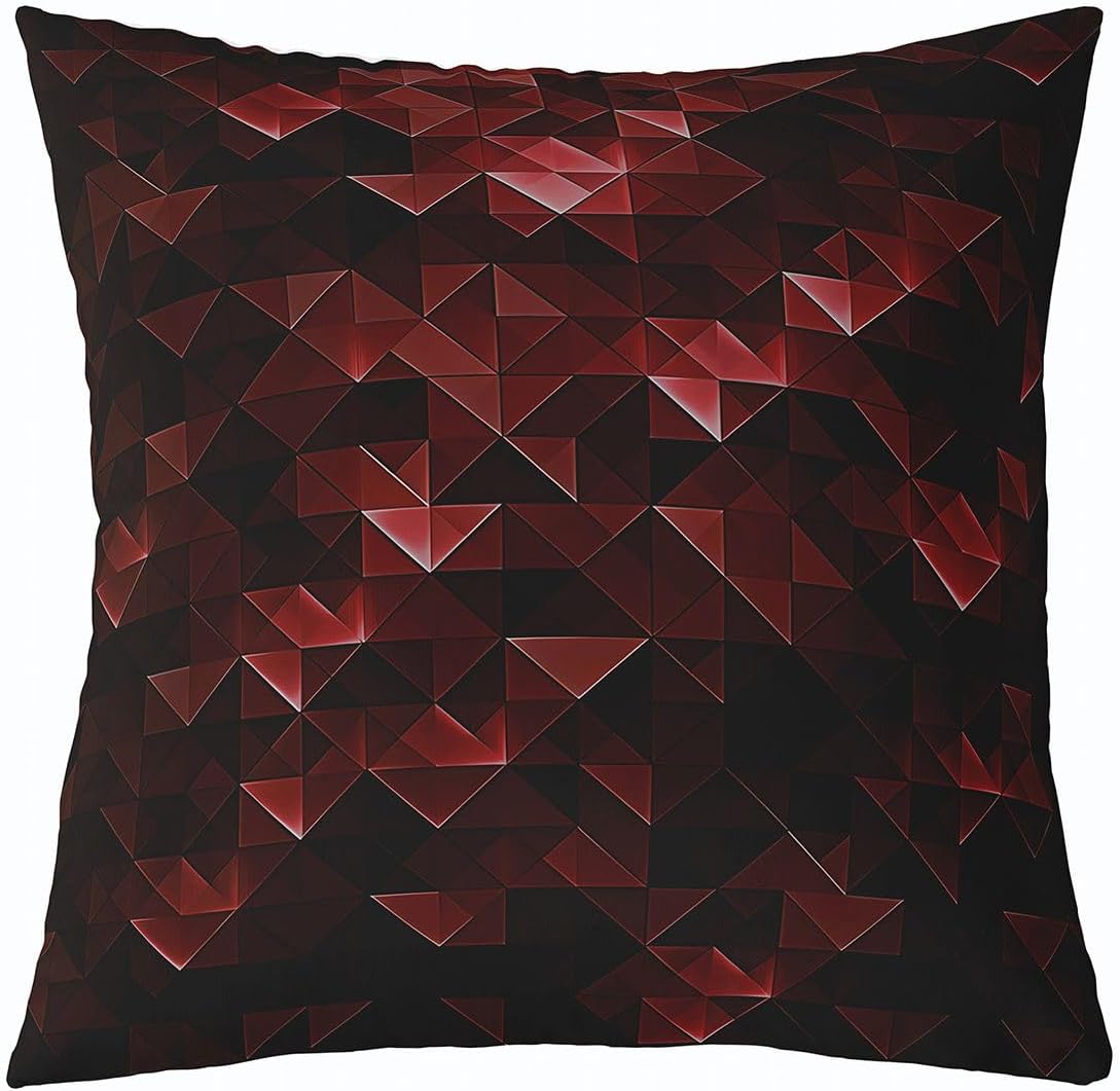 Feelyou Geometric Throw Pillow Covers 1 Pcs Modern Square Cushion Covers Honeycomb Pillow Case Cushion Case for Couch Sofa Bedroom Decor 22 x 22-Inch