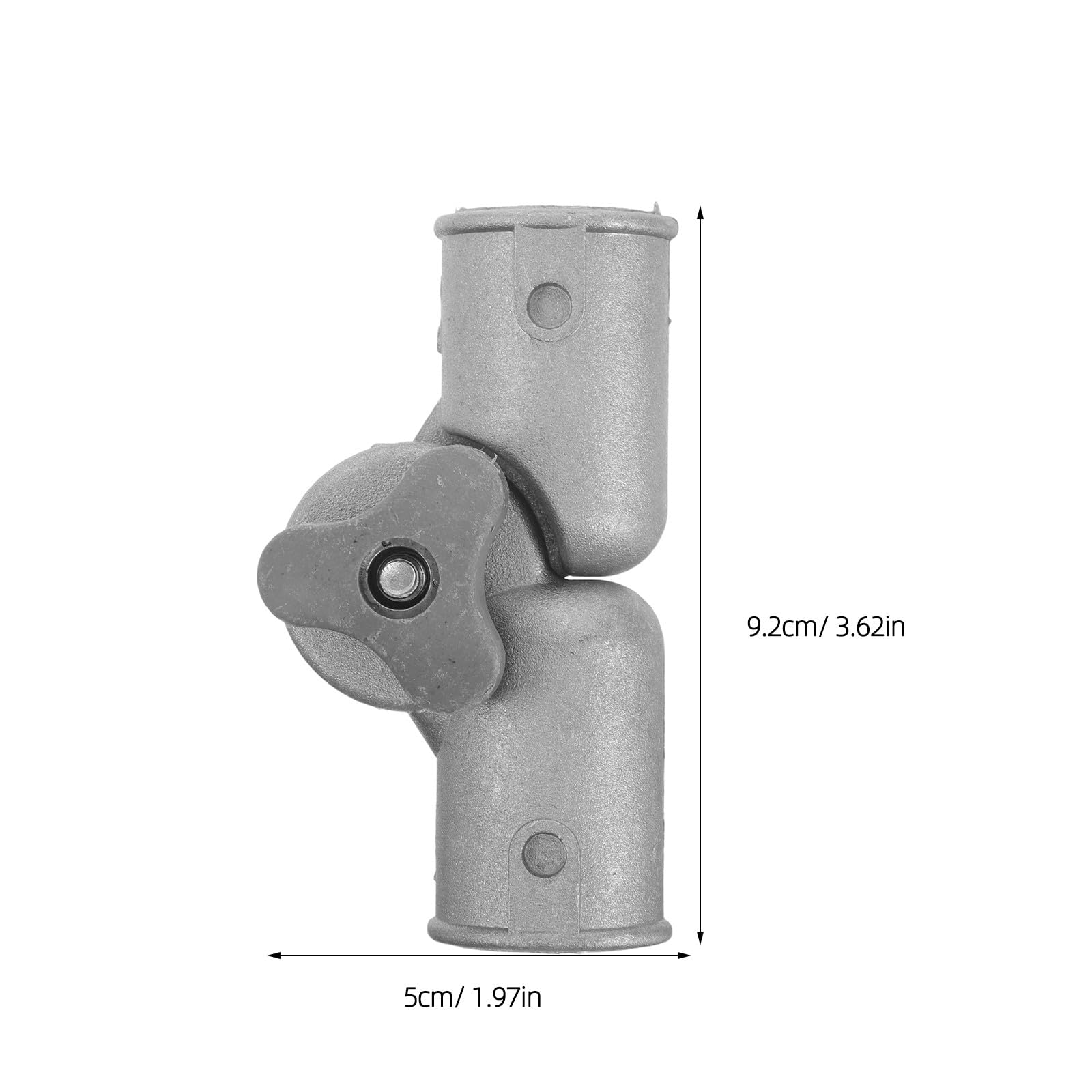 Drehbarer Gelenkverbinder 22mm Aluminium Verlängerungsstangenadapter für Präzise Reinigung und Flexible Anwendung bei Schwer Zugänglichen Stellen