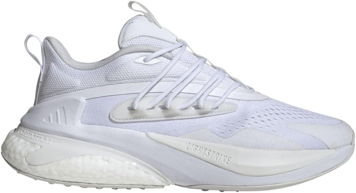 adidasAlphaBoost V2 White SPORTSWEAR Shoes FOR MEN 10, 45 EU