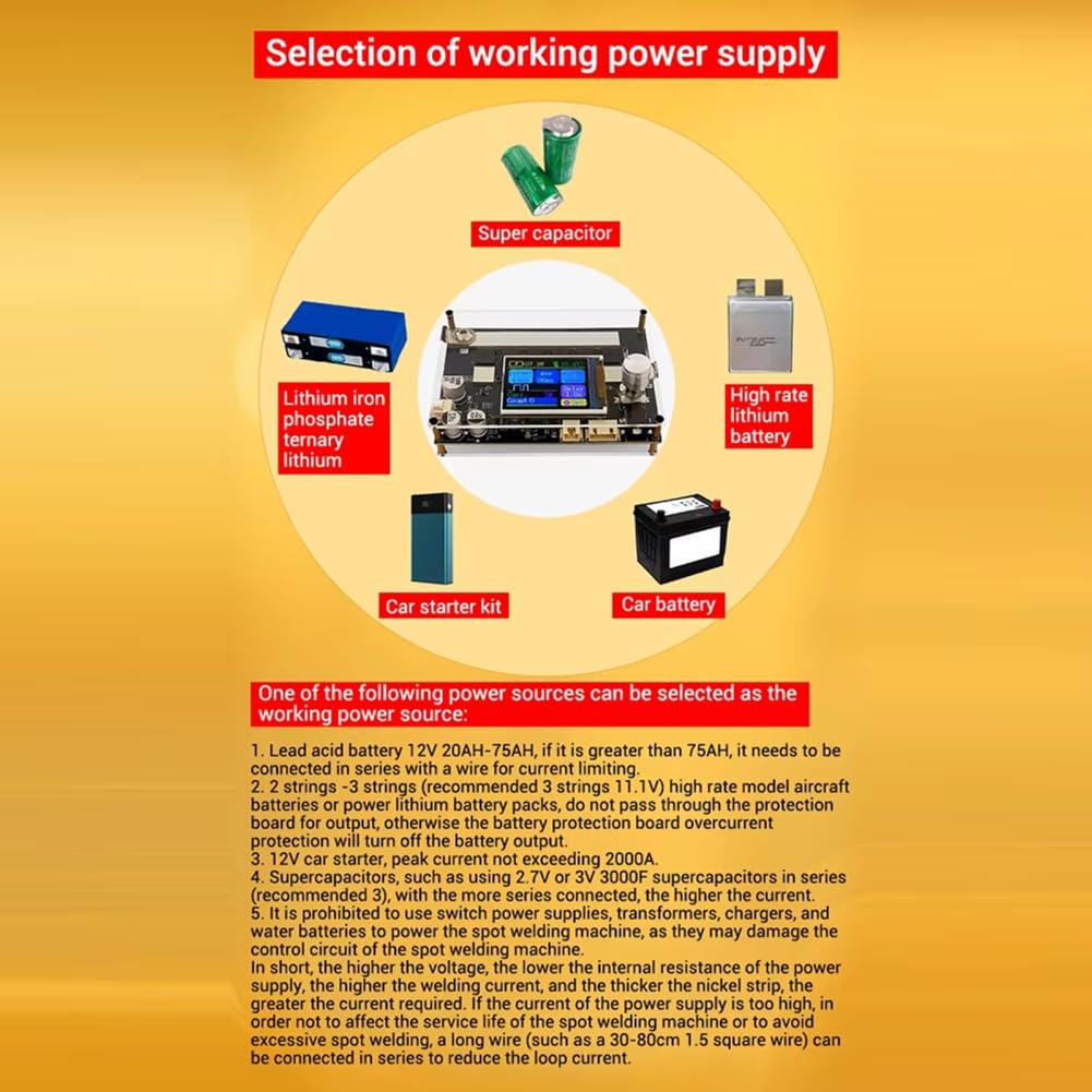 XW2 spawarka punktowa z podwójnym impulsem DC 3,6-15 V 3000 A 18650, bateria niklowa, miedziana, spawarka punktowa, sterowanie aplikacją Bluetooth