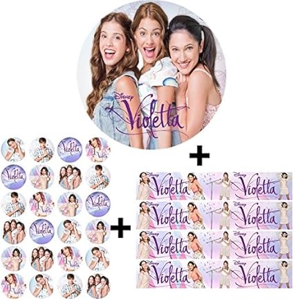 Pack 3 Edible Fondant Cakes Disc Team Violetta Amazon Co Uk Home Kitchen