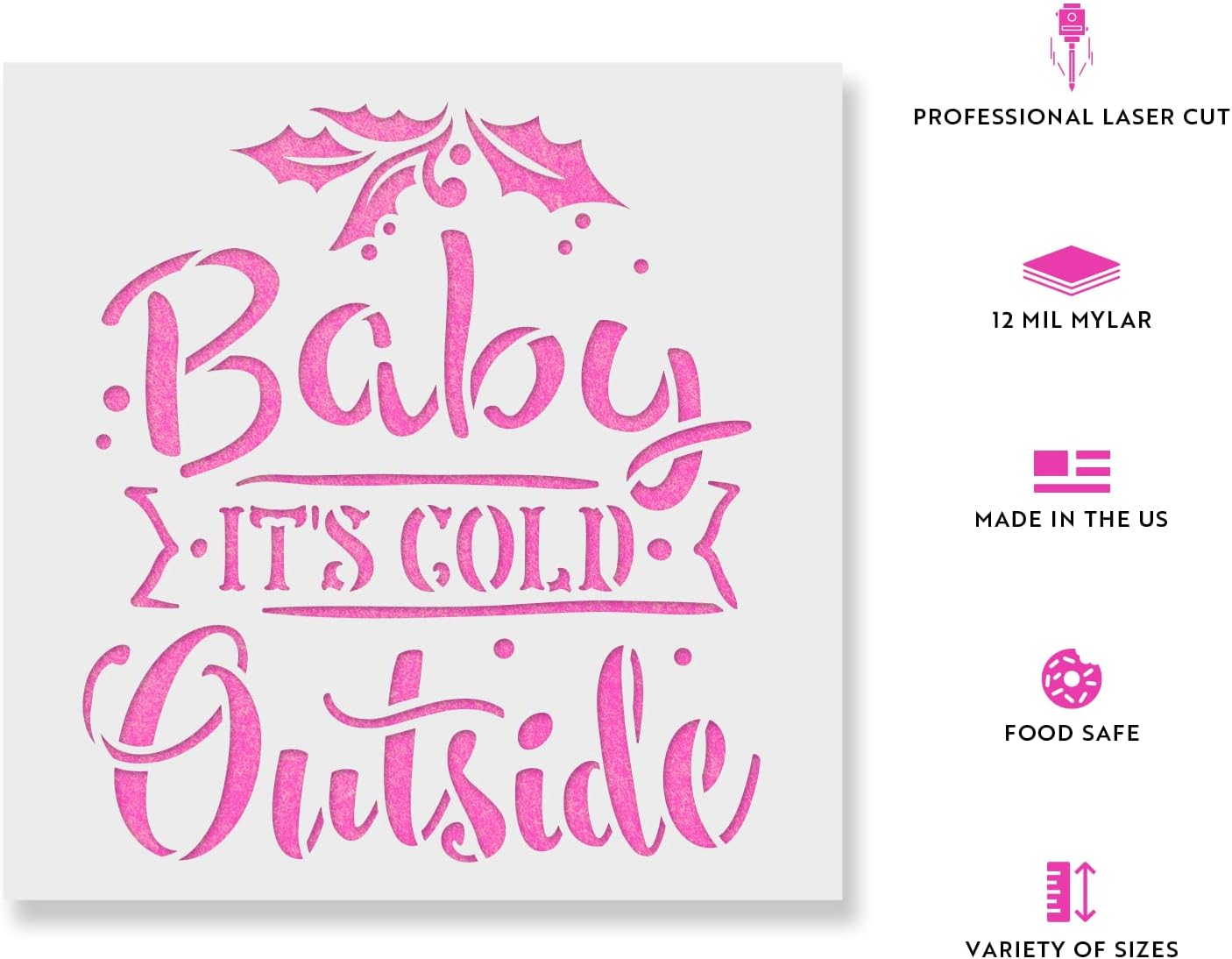 ステンシル用アルファベットのテンプレート Stencil It Size 4 海外最新