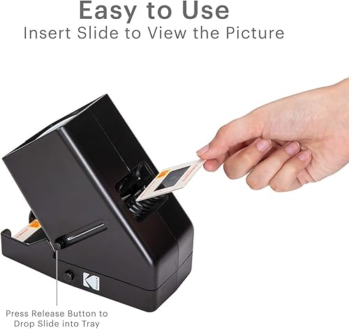 Miniatura 6 de KODAK Visor de diapositivas y películas de 1.378 in - Funcionamiento con batería, aumento 3X, visualización con iluminación LED - para diapositivas