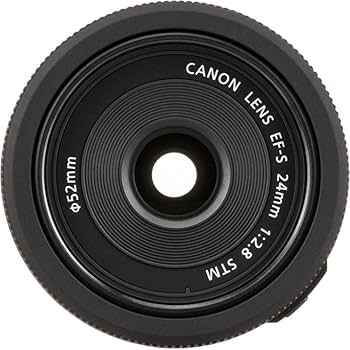 Canon 24mm f2.8 EFマウント Canon EF-S 24mm f/2.8 STM Autofocus APS-C Lens, Black {52}