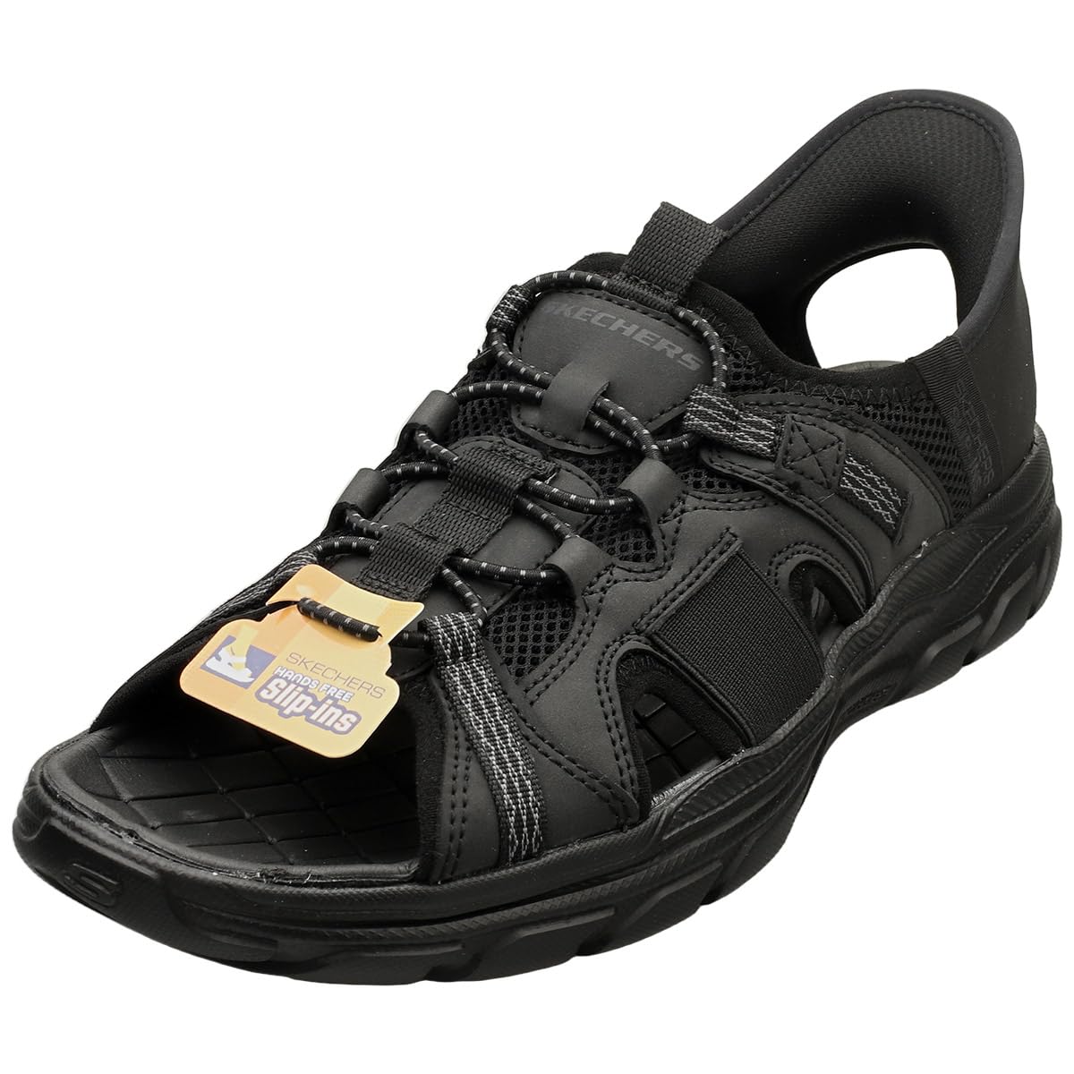 Skechers SKECHERS REVOLTED SS MERRICK, Herren Sportsandale, Black,