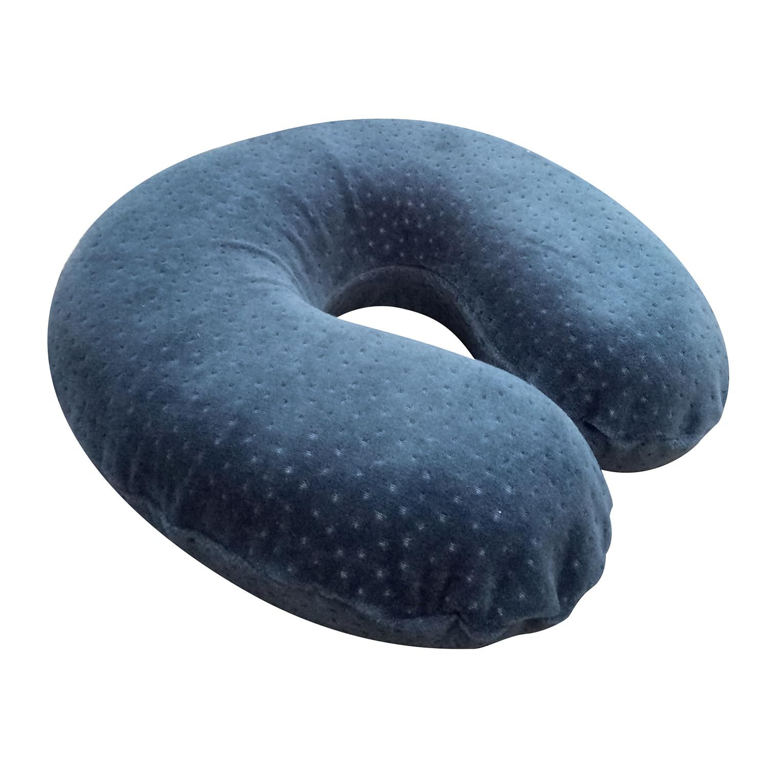 Pikolin Home Pikolin Home - Almohada de Viaje para Cuello Viscoelástica, Transpirable y Suave con Funda Lavable, Firmeza Media/Baja, Color Azul