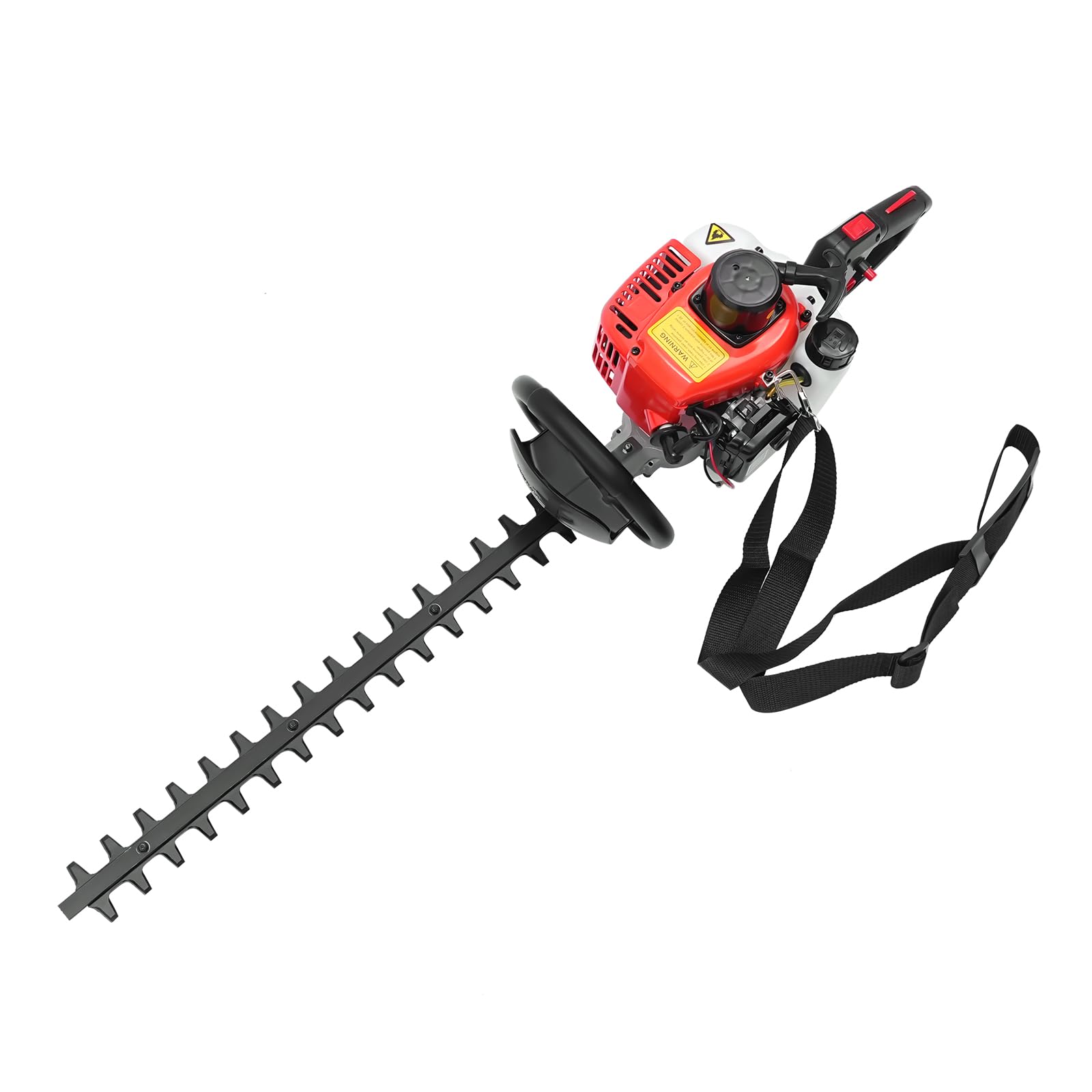 Taille-haie à essence 22,5 cc avec moteur 2 temps et double lame 65cm