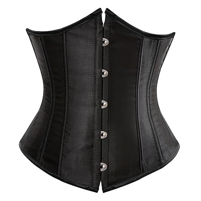 SECRET DESIRE Women Lace Up Slimming Waist Trainer Underbust Corset Shapewear S Black Women |Body Shaper |Shapewear for 