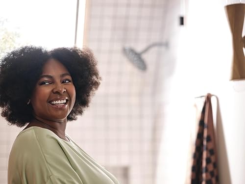 Miniatura 6 de Moen Gibson T3003EPBL T3003EPBL - Kit moderno de molduras para bañera y ducha de equilibrio de presión, color negro mate con cabezal de ducha ancho,