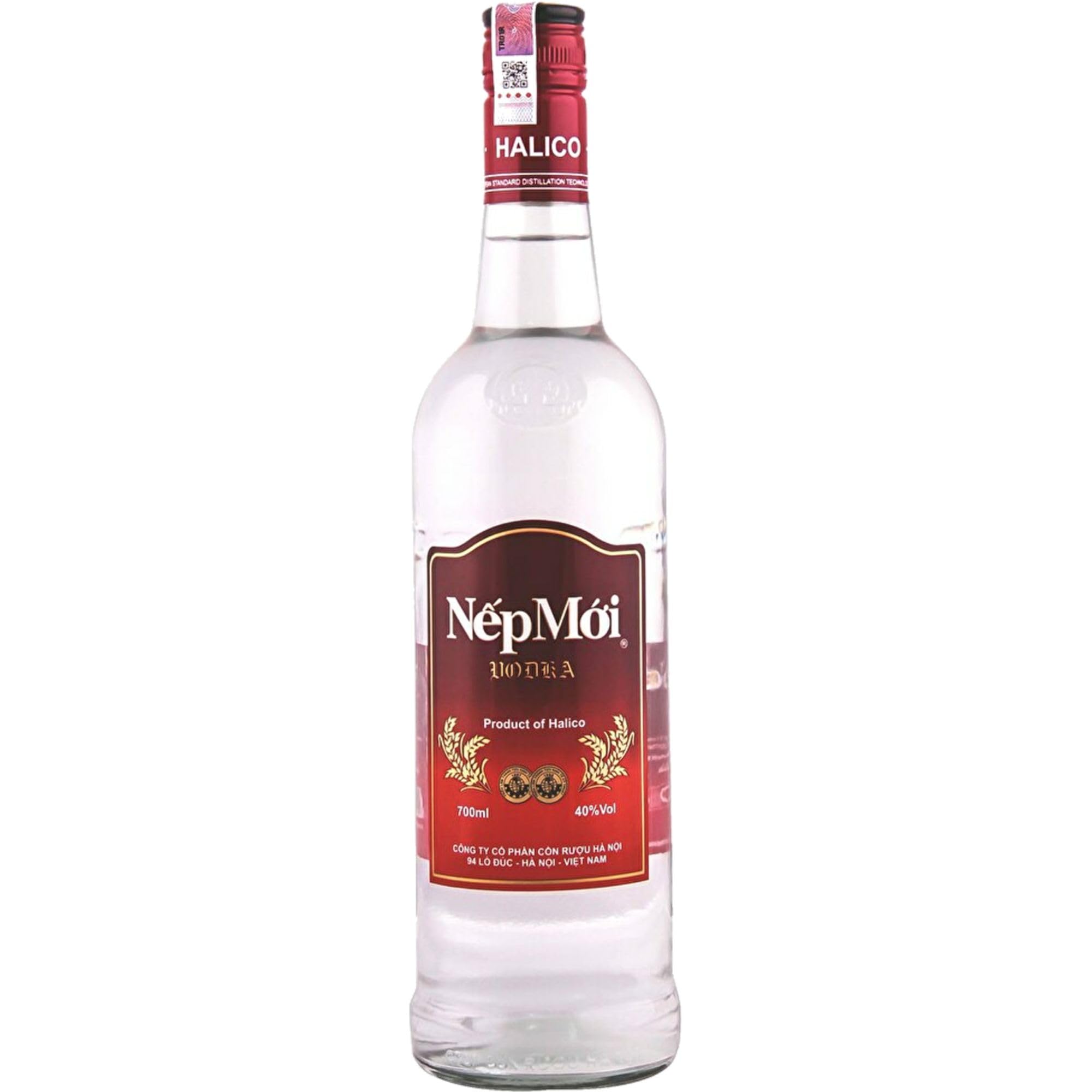 Halico Nepmoi Alc. 40% Vodka Vietnam 23.7 fl oz (700 ml) x 1 Bottle