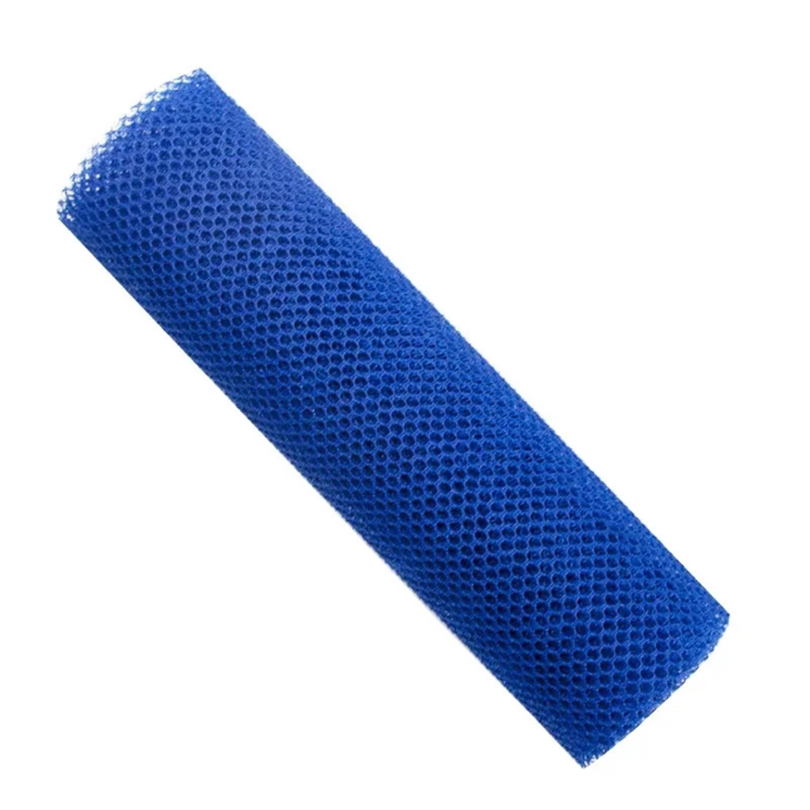 Esponja De Red Toalla exfoliante larga de nailon, red exfoliante, esponja de baño, paño for la espalda, ducha, cuidado de la piel, toalla exfoliante corporal(2PCS blue)