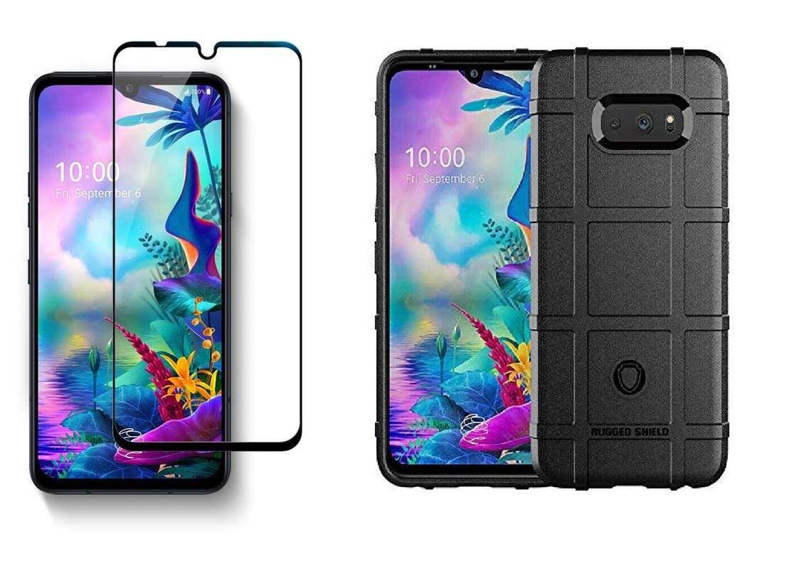 Helix Combo (1 Rugged Back Cover + 1 3D Tempered Glass for LG G8X ThinQ