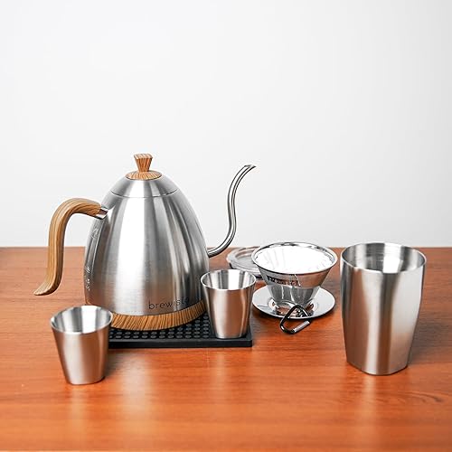 Miniatura 3 de Brewista Artisan - Hervidor eléctrico de cuello de cisne, caldera de agua con panel LCD, control preciso de temperatura, ebullición rápida y ajustes