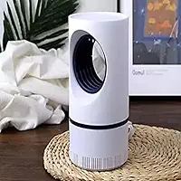 Armadilha Elétrica Mata Mosquito com LED UV, Ventilação por Sucção e Alimentação USB – Silenciosa, Sem Veneno, Ideal para Ambientes Internos, 50m², Contra Dengue, Zika e Insetos Voadores