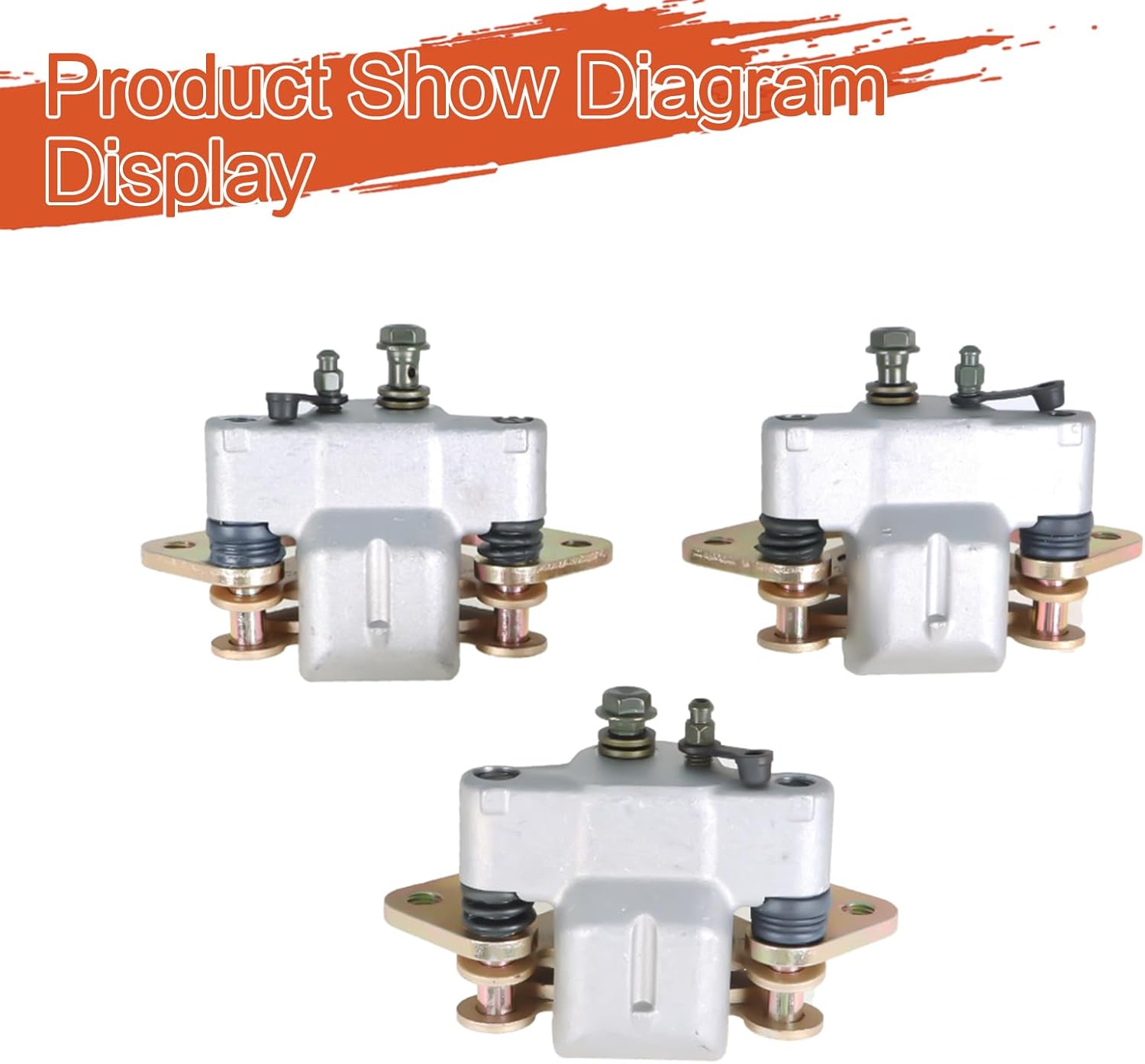 labwork Front and Rear Brake Calipers Replacement for Polaris Sportsman SP 850 XP 550 XP 850