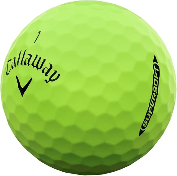 Callaway Golf Supersoft Matte Green Custom Golf Balls - 2025 Model