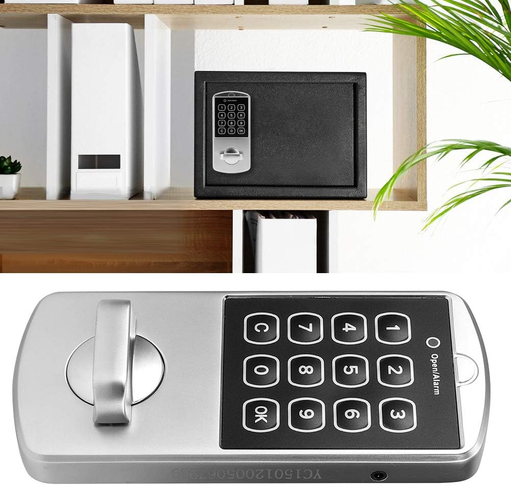 Keyless Lock, Codes Lock, File Cabinet Password Lock Electronic Cabinet Lock Kit Files Cabinet Door Locks Kit(Vertical Style with Heaven and Earth Lock Tongue)