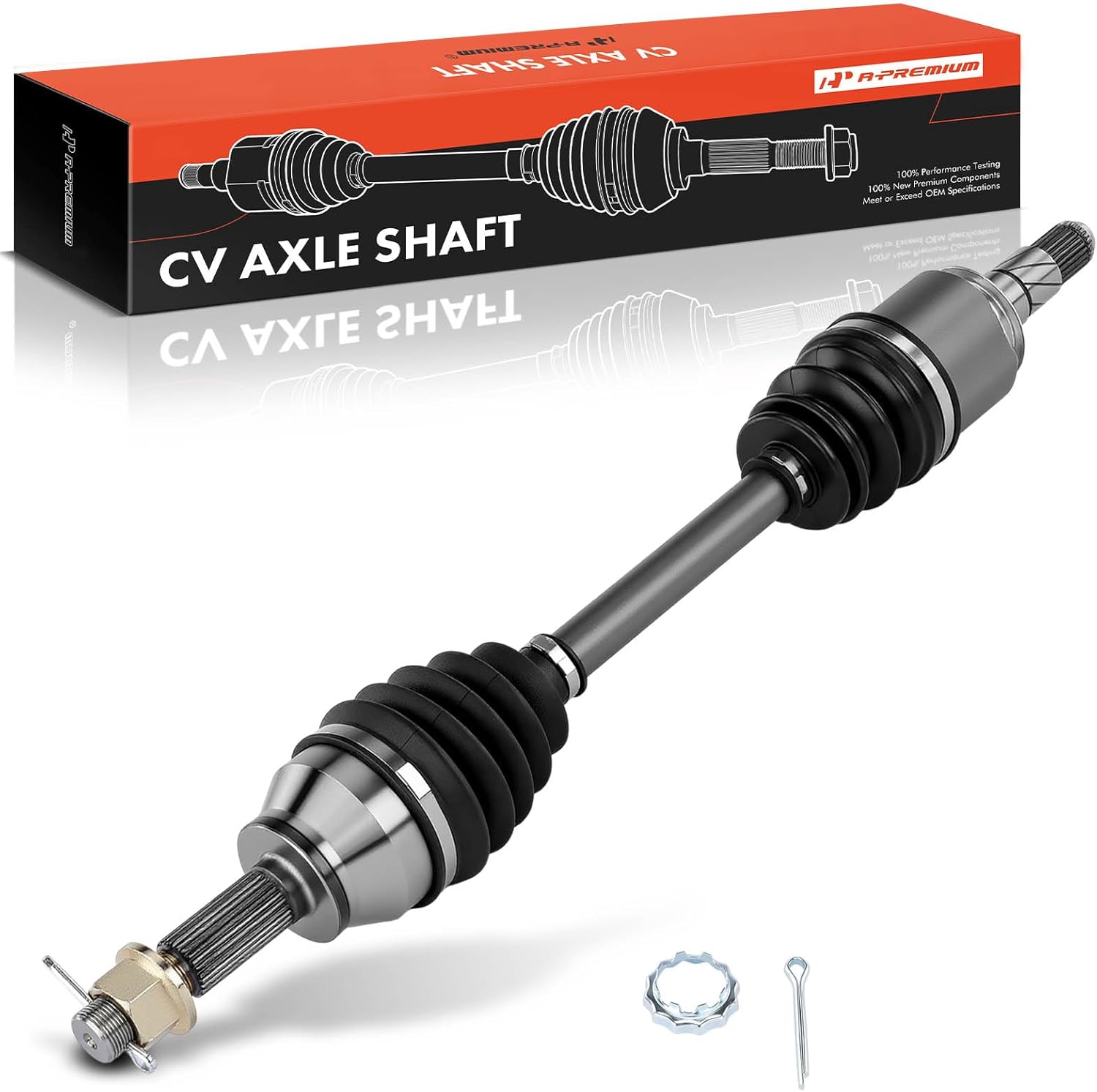 A-Premium CV Axle Shaft Assembly Compatible with Infiniti FX35 2009-2012, FX37 2013, FX50 2009-2013, 3.5L 3.7L 5.0L, Front Right Passenger Side, Replace# NI-8575, 1700-717062