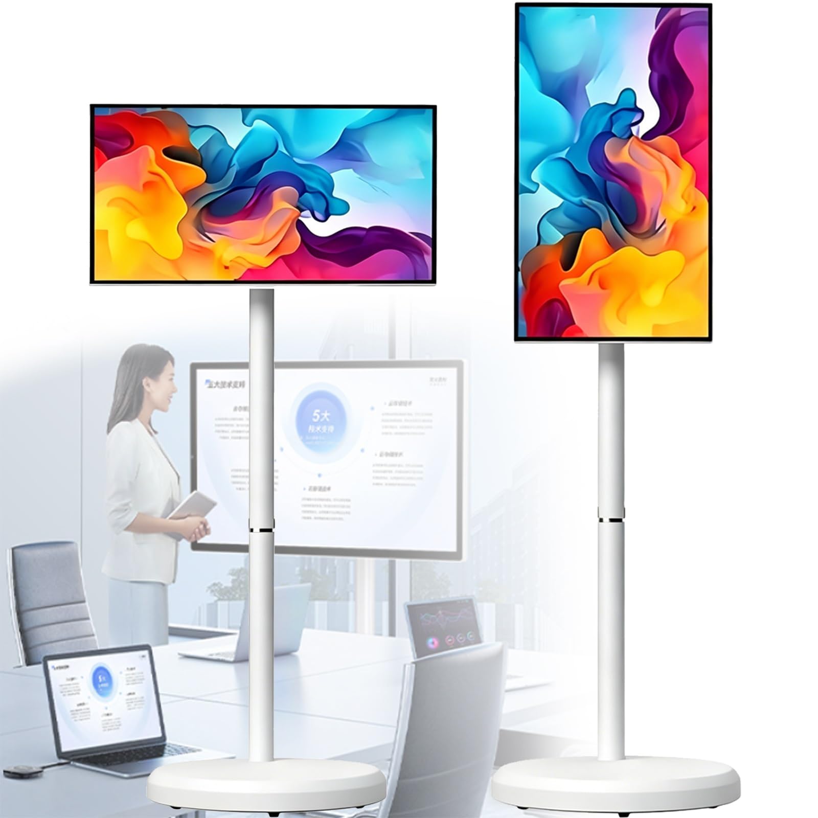 Televisor Inteligente Portatil TV 4GB/8GB Ram + 64GB/128GB Almacenamiento