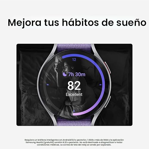 Miniatura 2 de SAMSUNG Galaxy Watch 6 - Reloj inteligente Bluetooth de 1.575 in con rastreador de fitness, zonas de recursos humanos personalizadas, entrenamiento